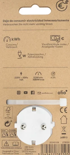 Compteur contrôle d'énergie Schuko -^Otio Sale