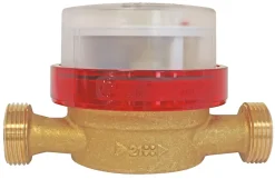 Compteur d'eau divisionnaire Mâle 3/4^Somatherm for you Hot
