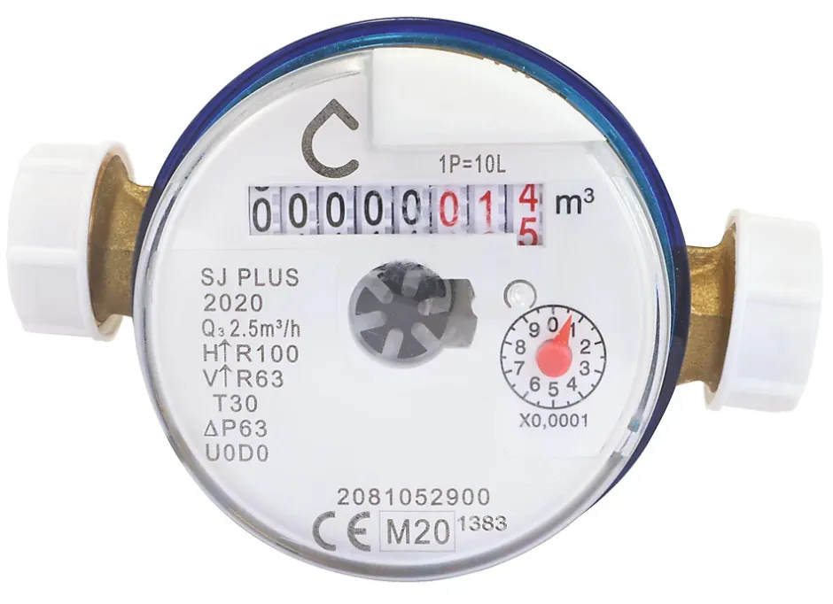 Compteur d'eau jet unique eau froide calibre 15 mâle/ mâle 20/27 laiton^Somatherm for you Outlet