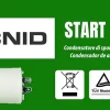 Condensateur de démarrage pour moteurs électriques, 450V, capacité : 35 microfarad, 4 broches / M8^Tecnid Sale