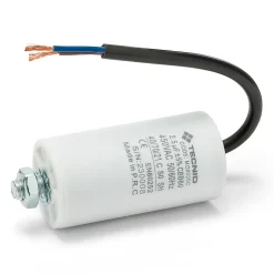 Condensateur de démarrage pour moteurs électriques, 450V, capacité : 2,5 microfarad, avec câble de 15cm^Tecnid Sale