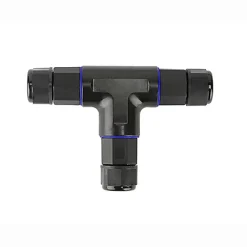 Connecteur de câble étanche en T IP68 3 fils noir-Horoz Electric Outlet