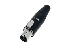 Connecteur mini XLR 3 points femelle-Rean Outlet