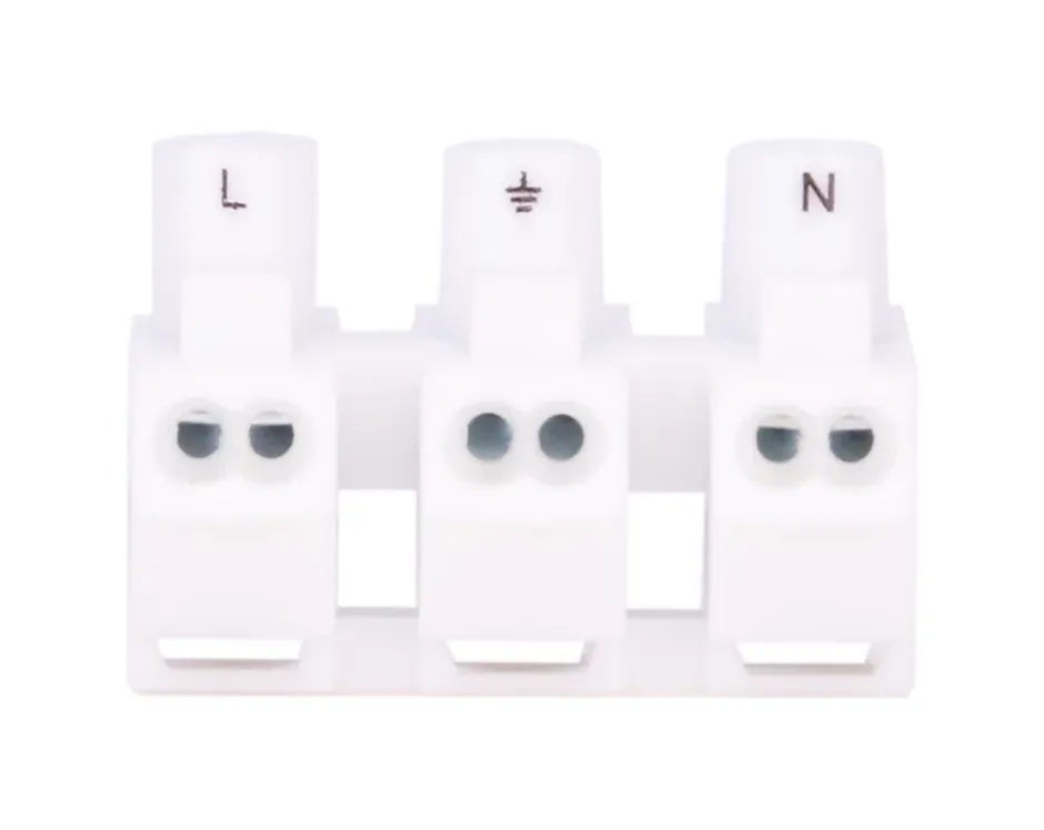 Connectique de luminaire / domino 3 pôles -^Zenitech Outlet