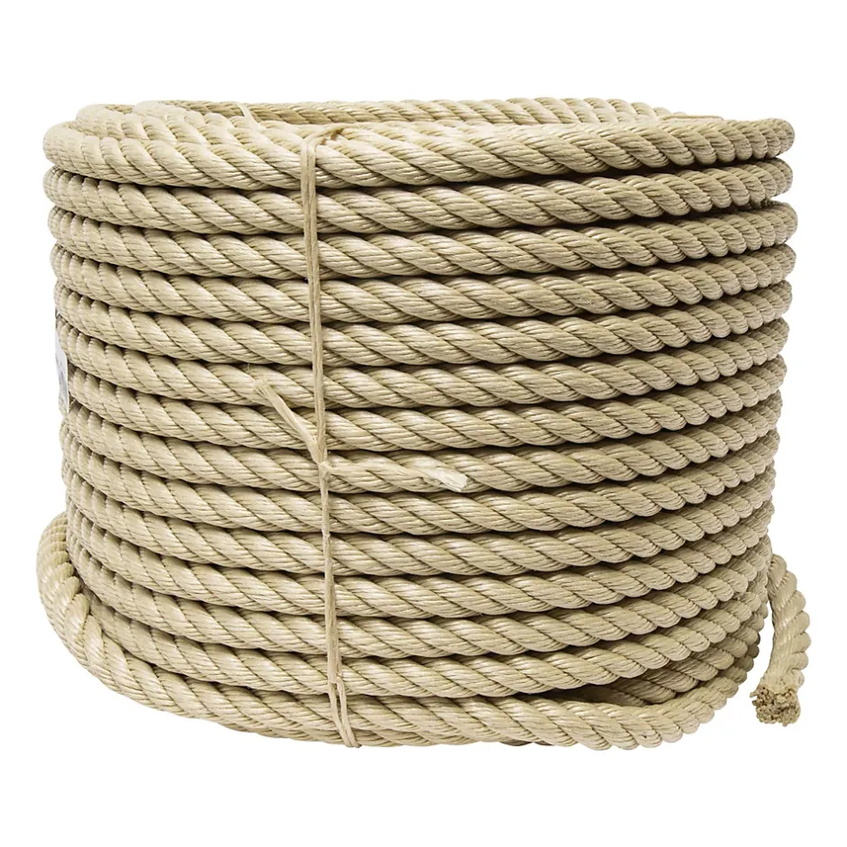 Corde beige polypropylène 50m, Diamètre18mm-Corderies Tournonaises Best