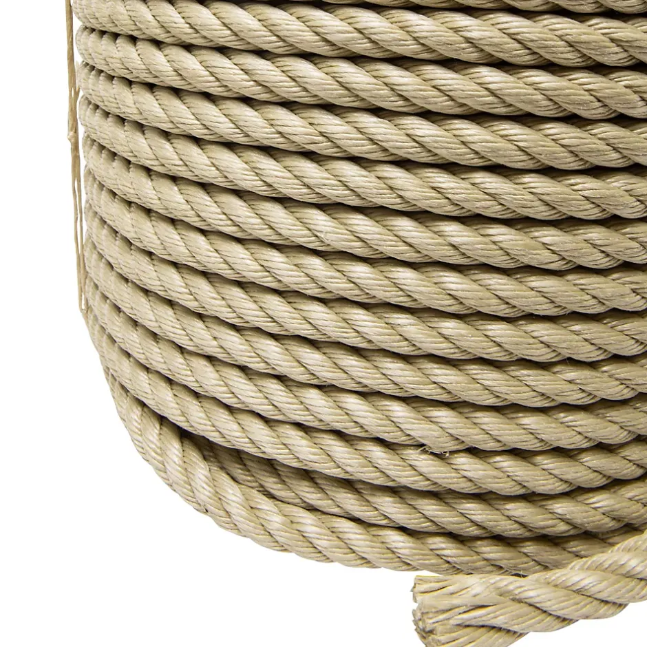 Corde beige polypropylène 50m, Diamètre18mm-Corderies Tournonaises Best