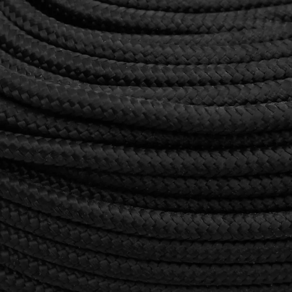 Corde de bateau Noir complet 10 mm 50 m Polypropylène-Vidaxl Online