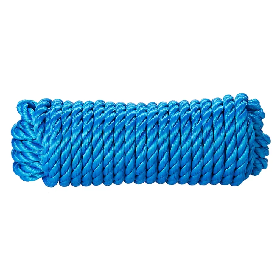 Corde torsadée en polypropylène bleue ø12 mm, 7.5 m-Diall Best