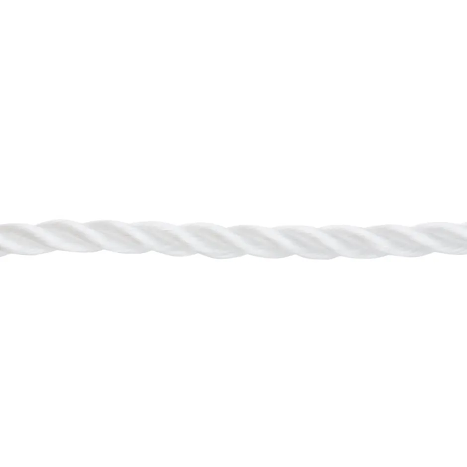 Corde torsadée en polypropylène blanche ø6 mm, 7.5 m-Diall Outlet