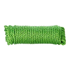 Corde torsadée en polypropylène verte ø10 mm, 7.5 m^Diall