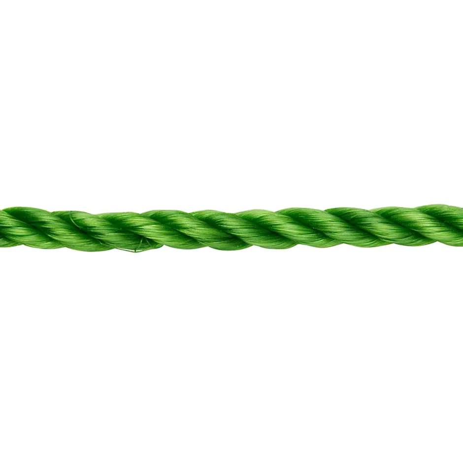 Corde torsadée en polypropylène verte ø10 mm, 50 m-Diall Best