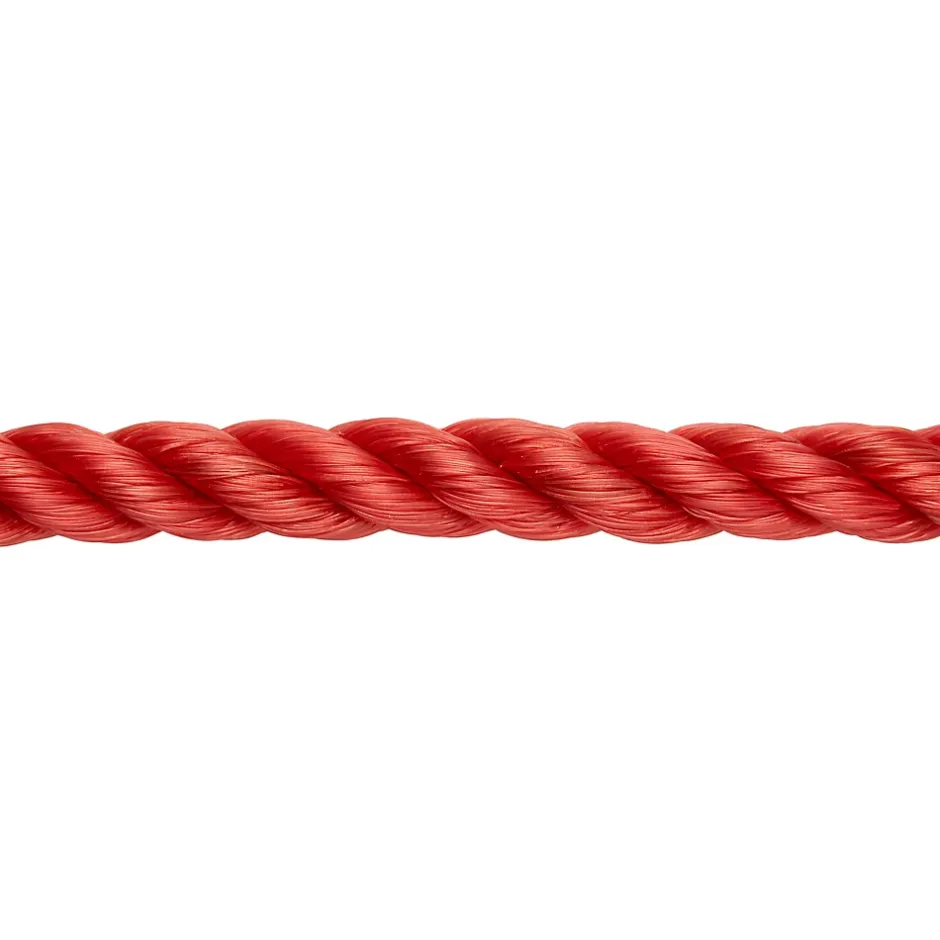 Corde torsadée en polypropylène rouge ø14 mm, 7.5 m-Diall Clearance