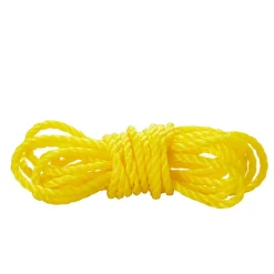 Corde torsadée en polypropylène jaune ø8 mm, 50 m^Diall Online