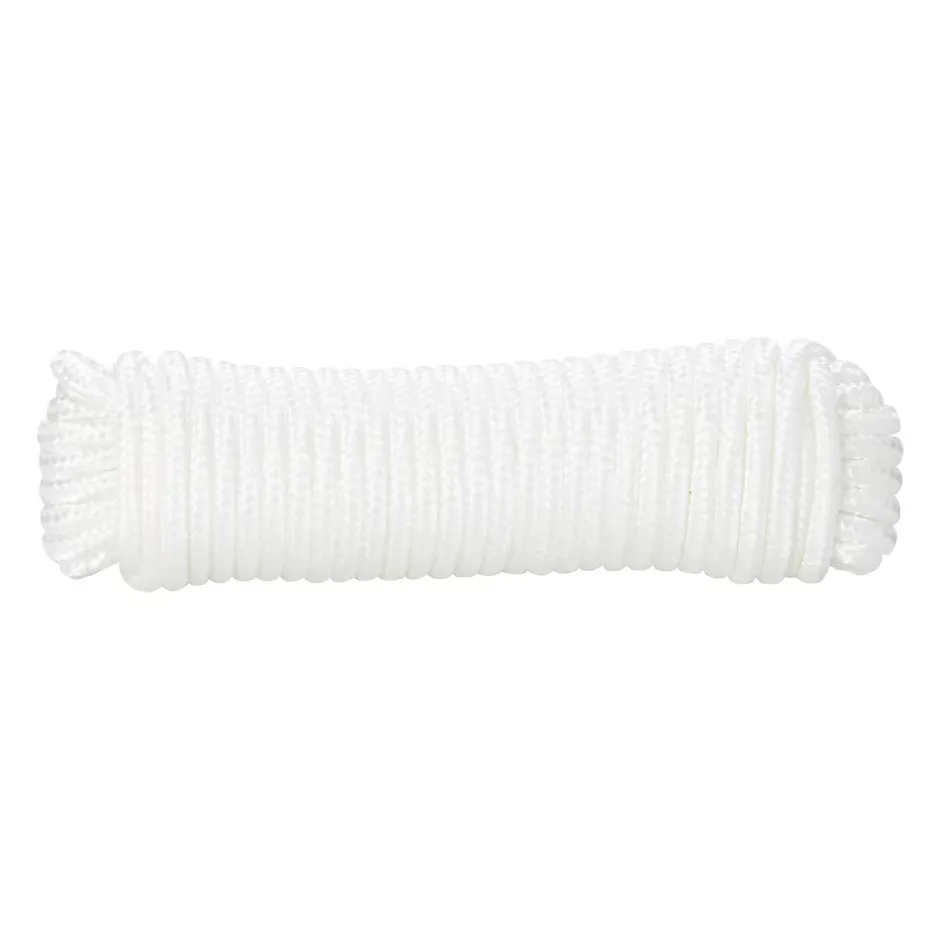 Corde tressée en polypropylène blanche ø5 mm, 10 m^Diall Hot