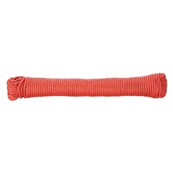 Corde tressée en polypropylène rouge ø2.8 mm, 20 m^Diall Discount