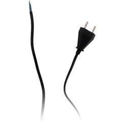 Cordon + interrupteur luminaire 1,5m - Noir --Zenitech Discount