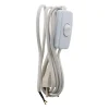 Cordon + interrupteur luminaire 1,5m - Blanc --Zenitech Online
