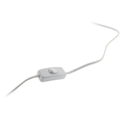 Cordon + interrupteur luminaire 1,5m - Blanc --Zenitech Online
