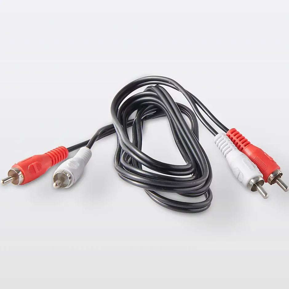 Cordon audio Jack 3.5 Mâle 2RCA Mâle noir , 1 m^Blyss Hot