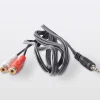 Cordon audio Jack 2RCA Femelle / Mâle noir , 1.5 m^Blyss Online