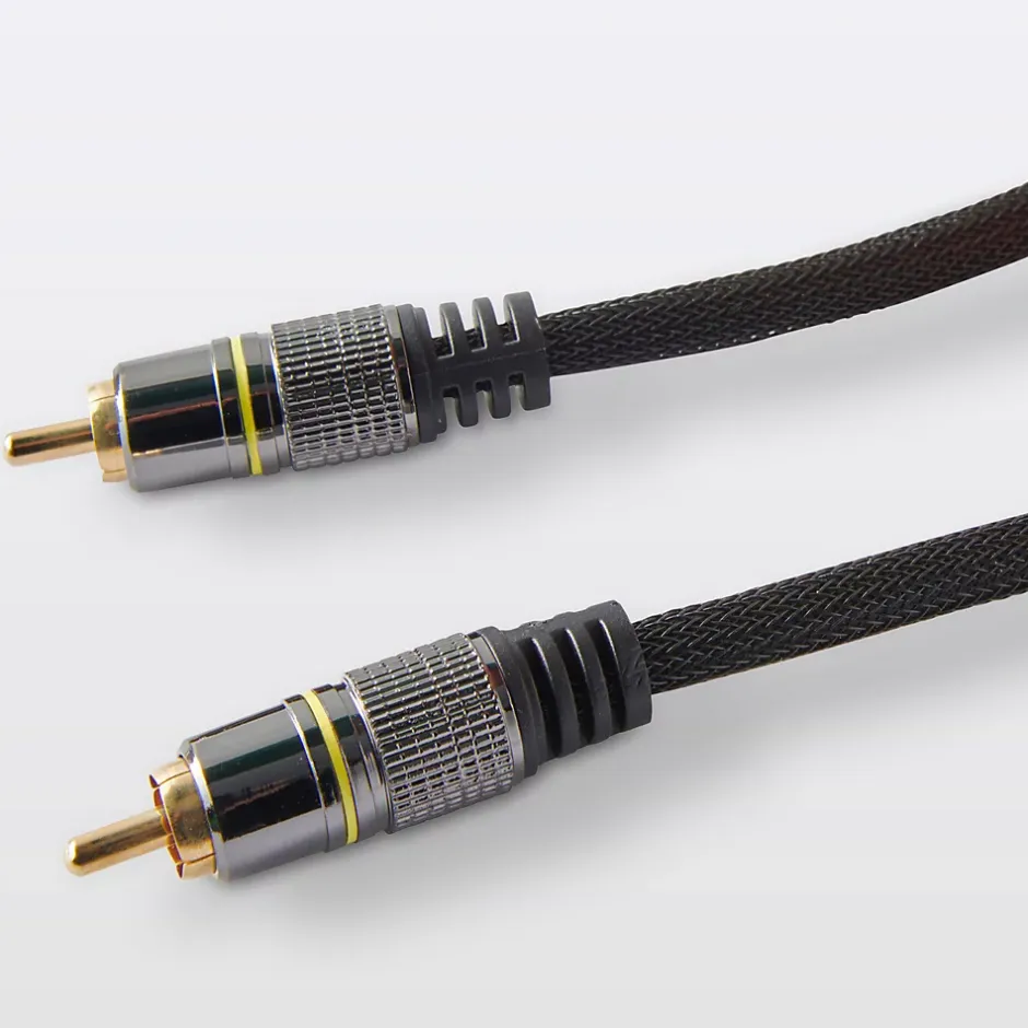 Cordon audio RCA Mâle / Mâle Or, 3 m^Blyss Clearance