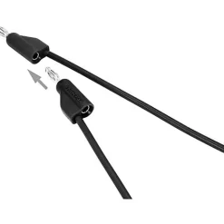 Cordon de mesure ultra-flexible 4 mm banane mâle - 10 A, accessoire de mesure pour électricien, garantie 3 ans.-Voltcraft Clearance