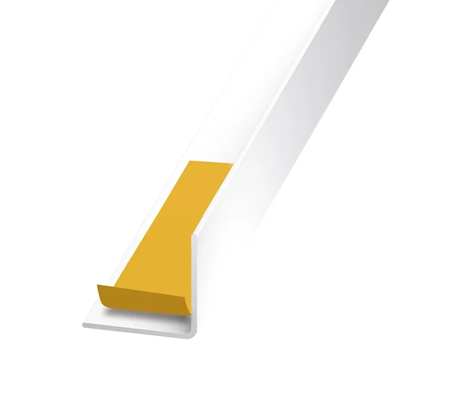 Cornière adhésive PVC blanc 15 x 15 mm, 2,5 m-CQFD Sale
