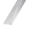 Cornière aluminium anodisé argent 20 x 20 mm, 1 m^ Outlet