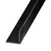 Cornière aluminium brossé noir 10 x 10 mm, 2,5 m- Sale