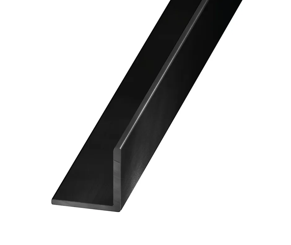 Cornière aluminium brossé noir 10 x 10 mm, 2,5 m- Sale