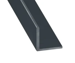 Cornière égale aluminium anthracite 25 x 25mm, L. 2,5 m^CQFD Hot