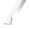 Cornière égale aluminium laqué blanc 30 x 30 mm, 1 m-CQFD Hot