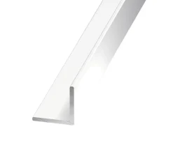 Cornière égale aluminium laqué blanc 20 x 20 mm, 2 m^CQFD New