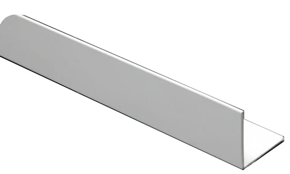 Cornière égale PVC blanc 7 x 7 mm, 1 m- Outlet