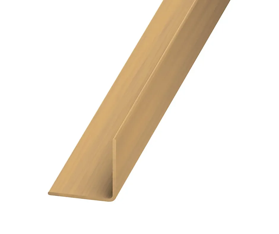 Cornière égale PVC chêne clair 20 x 20 mm, 2 m- Outlet