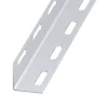 Cornière perforée acier 30 x 30 mm Ep. 1 mm, 1 m^