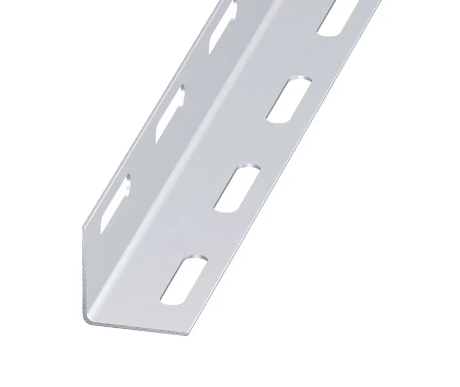 Cornière perforée acier galvanisé 38 x 38 mm, 1 m^CQFD Best