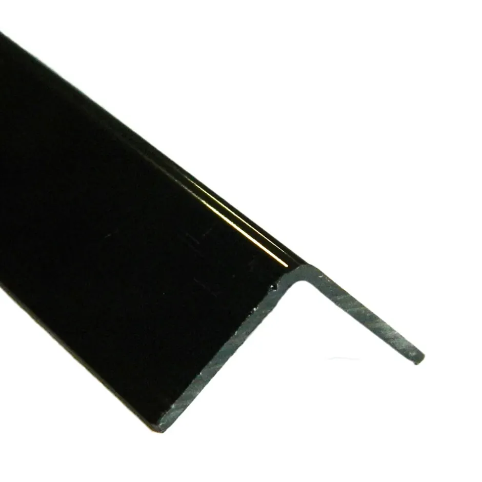 Cornière PVC laqué noir 20 x 20 mm, 2 m^ Clearance