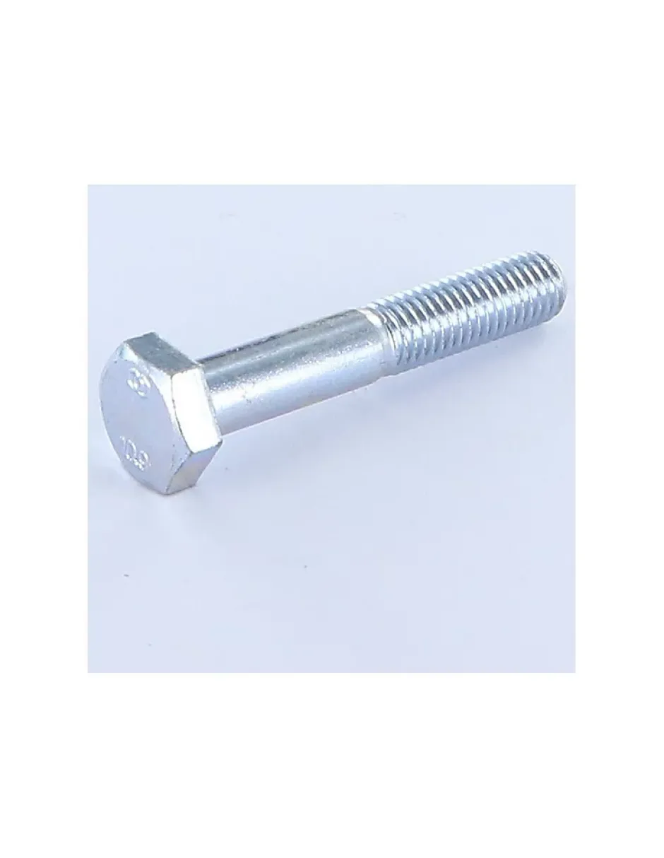 Corps de boulon filetage partiel Tête hexagonale TH M12X50 Classe 10.9 Acier zingué - 10 pièces-Vis Express