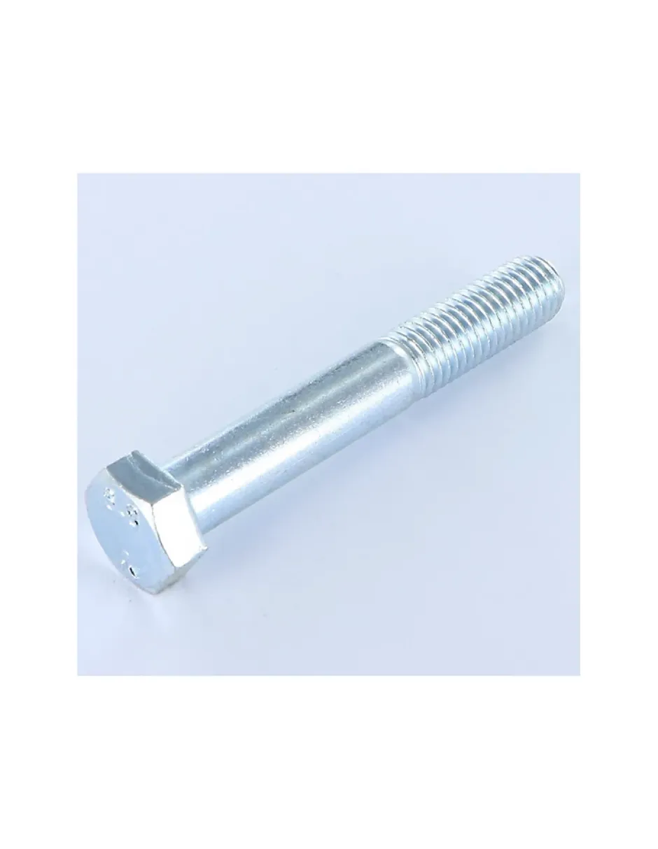 Corps de boulon filetage partiel Tête hexagonale TH M12X80 Classe 6.8 Acier zingué blanc - 1 pièce^Vis Express Sale