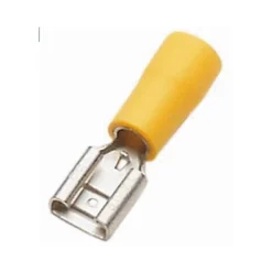Cosse électrique femelle plate isolée 9,8 mm jaune (Lot de 20)-Lem Select Best