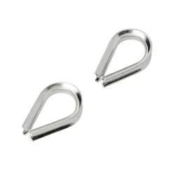 Cosse-coeur inox pour câble Ø. 4 mm vendue par 2-Diall