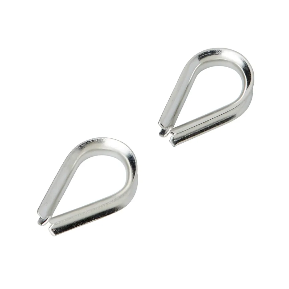 Cosse-coeur inox pour câble Ø. 4 mm vendue par 2-Diall