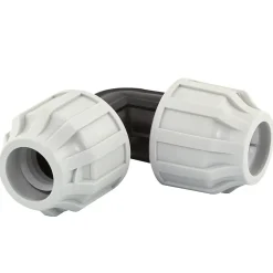 Coude égal polypropylène compression ø25 mm^Fitt Online