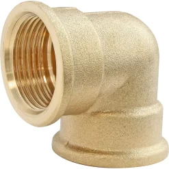 Coude laiton double Femelle 20/27 (3/4"), lot de 2^Somatherm for you
