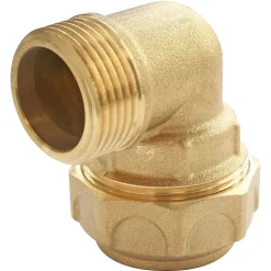 Coude laiton pour PE Ø25 - Mâle 20/27 (3/4")^Somatherm for you Sale