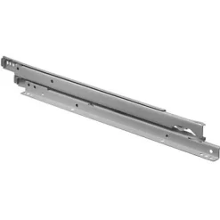 Coulisse galet fixation téléscopique Diall acier blanc L.450 x ép.12 mm^ Outlet