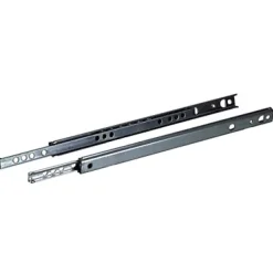 Coulisses à billes pour tiroirs en acier zingué Diall L.28,3 cm- Sale