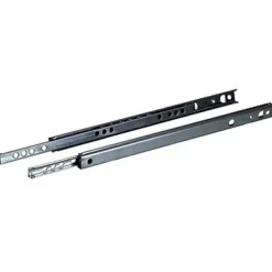 Coulisses à billes pour tiroirs en acier zingué Diall L.25.1 cm- New