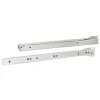 Coulisses à galets pour tiroirs, fixation dessous, en acier époxy Diall L.35 cm- Outlet